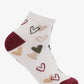 Heart Print Socks - 2 Pairs
