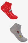 Snoopy Print Socks - 2 Pairs