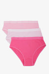 Pack of 3 Colored Brief Panties