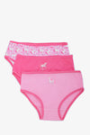 Pack of 3 Girly Brief Panties