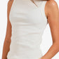 Ribbed Crew Neck Top