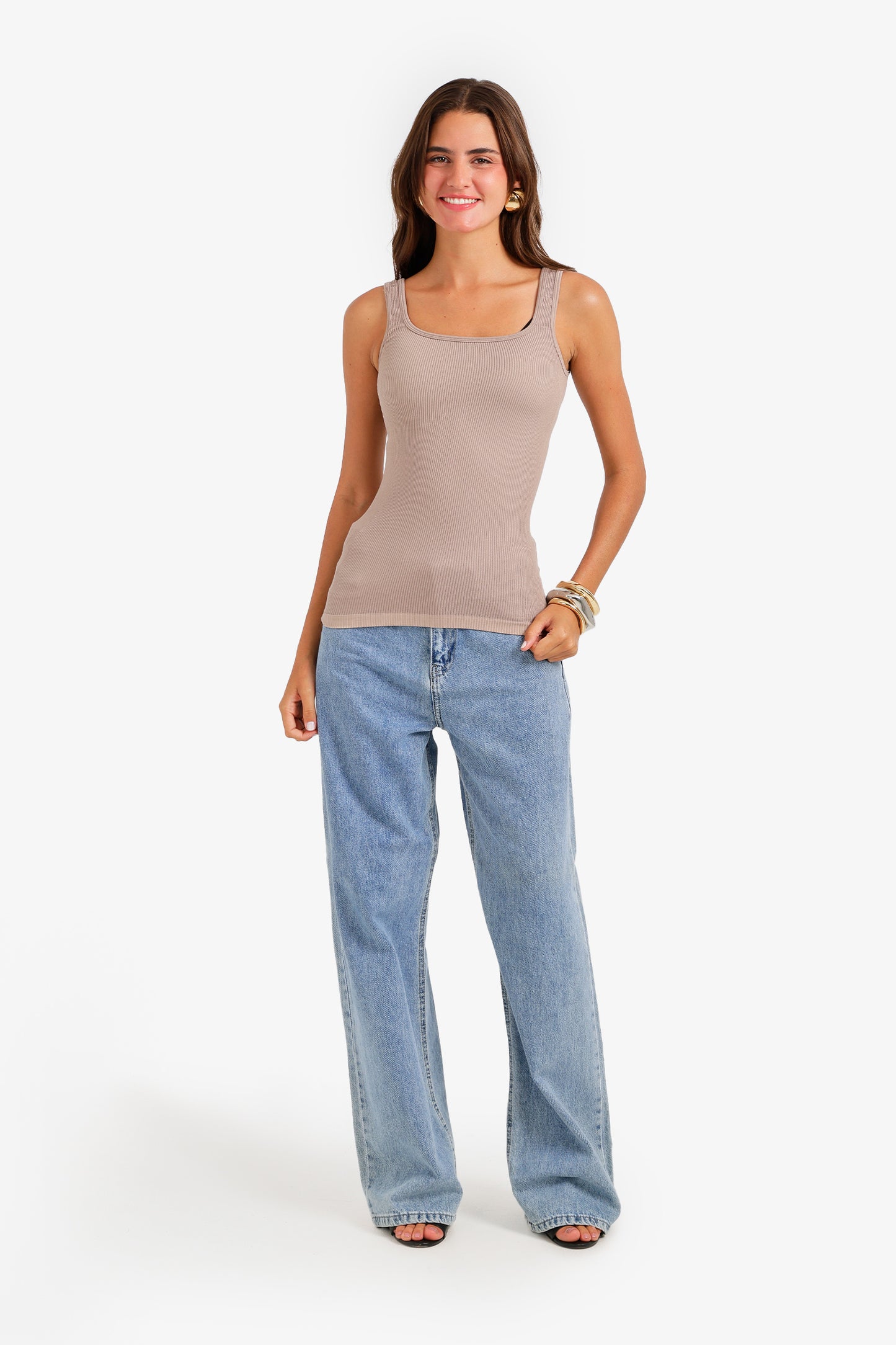 Scoop Neck Tank Top