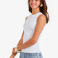 Ribbed Crew Neck Top