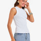 Ribbed Crew Neck Top