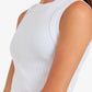 Ribbed Crew Neck Top