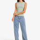 Ribbed Crew Neck Top