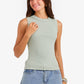 Ribbed Crew Neck Top