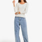 Long Sleeves Ribbed Top