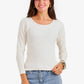 Long Sleeves Ribbed Top