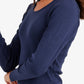 Long Sleeves Ribbed Top