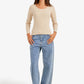 Long Sleeves Ribbed Top