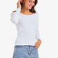Long Sleeves Ribbed Top