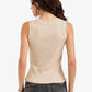 Ribbed Crew Neck Top
