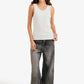 Ribbed Crossed Back Top