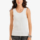 Ribbed Crossed Back Top
