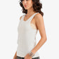Ribbed Crossed Back Top