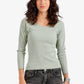 Long Sleeves Ribbed Top