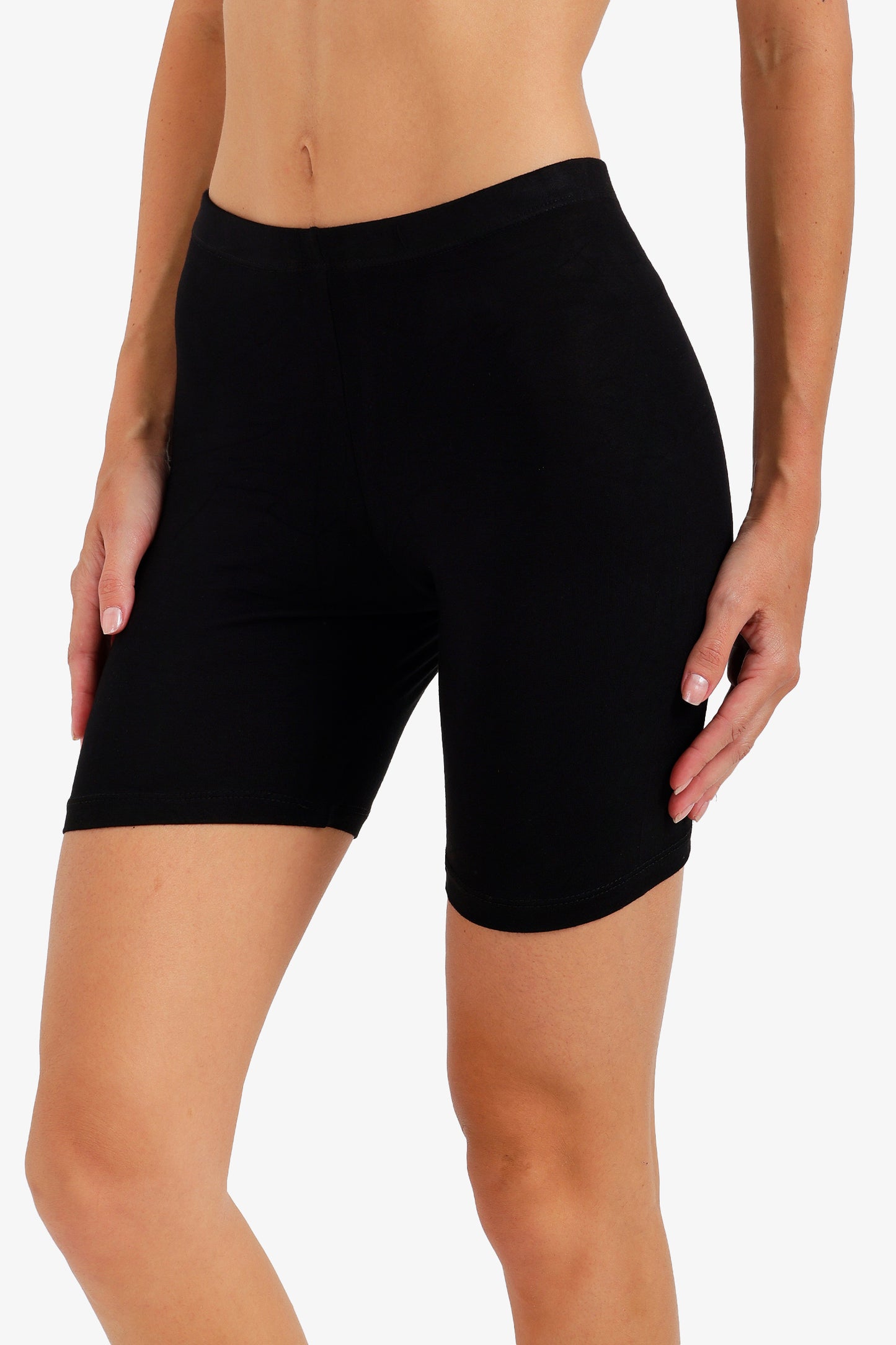Solid Leggings Shorts