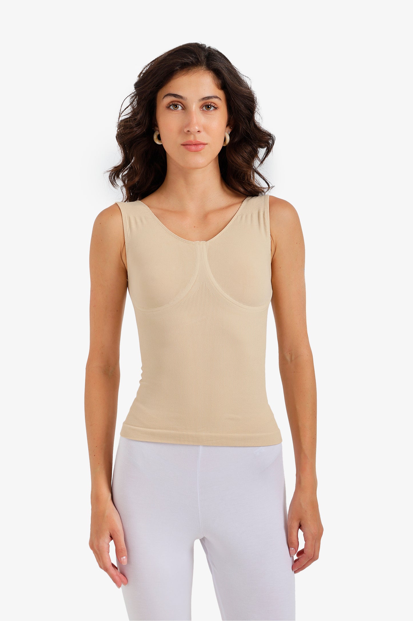 Sleeveless Body Shaper Top