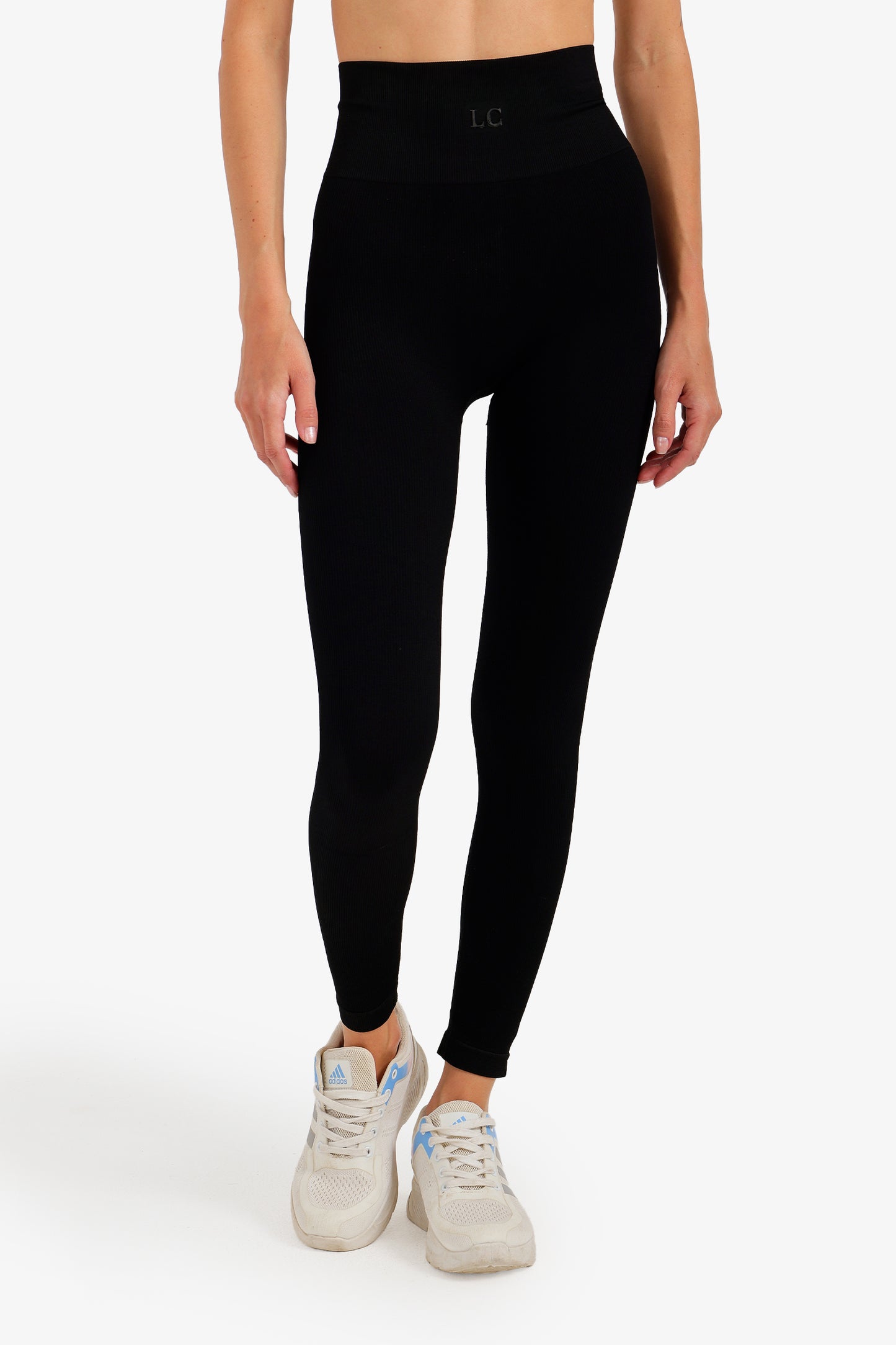 Ribbed High Rise Leggings