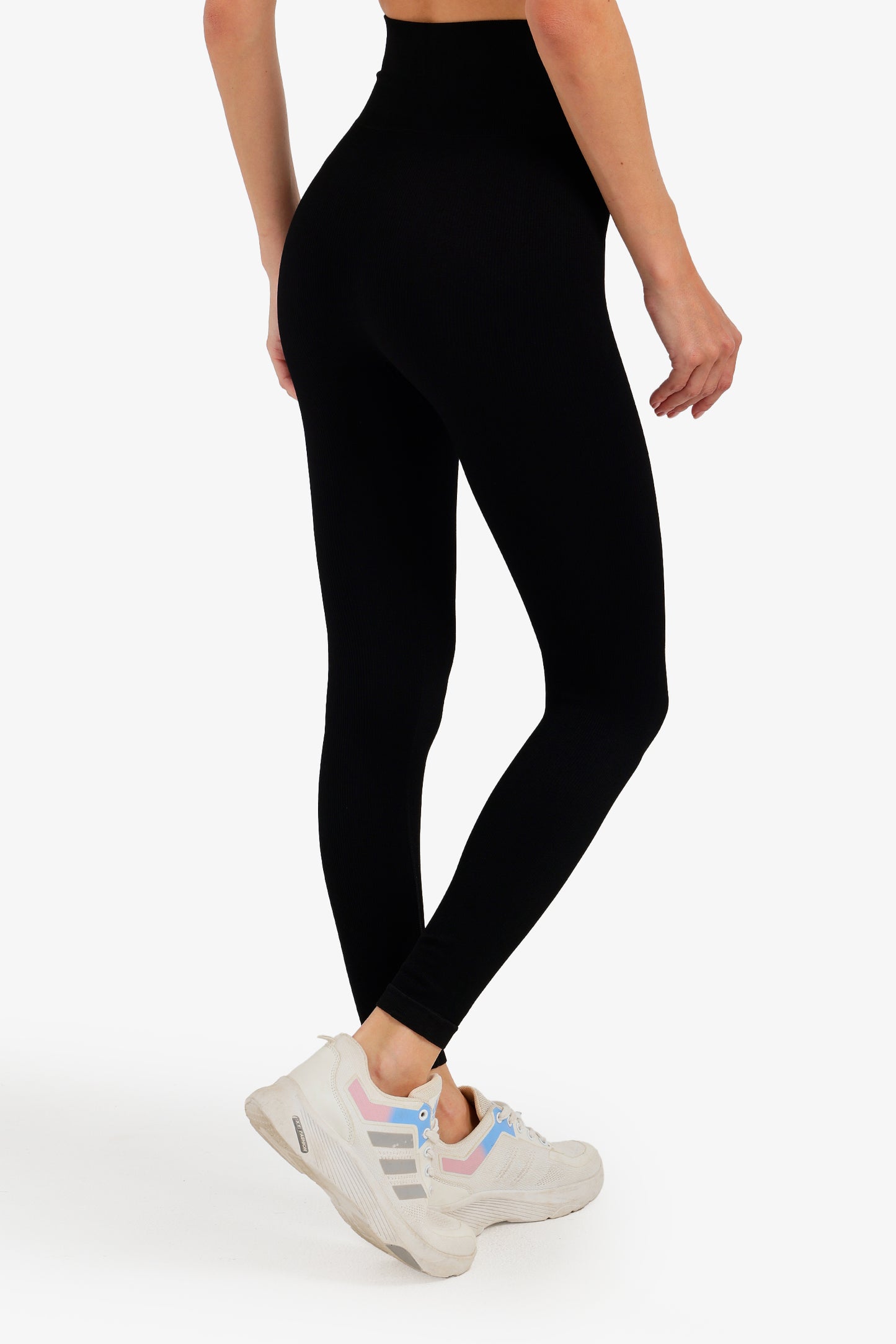 Ribbed High Rise Leggings