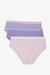 Pack of 3 Colored Brief Panties
