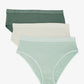 Pack of 3 Colored Brief Panties