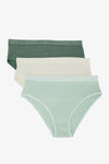 Pack of 3 Colored Brief Panties