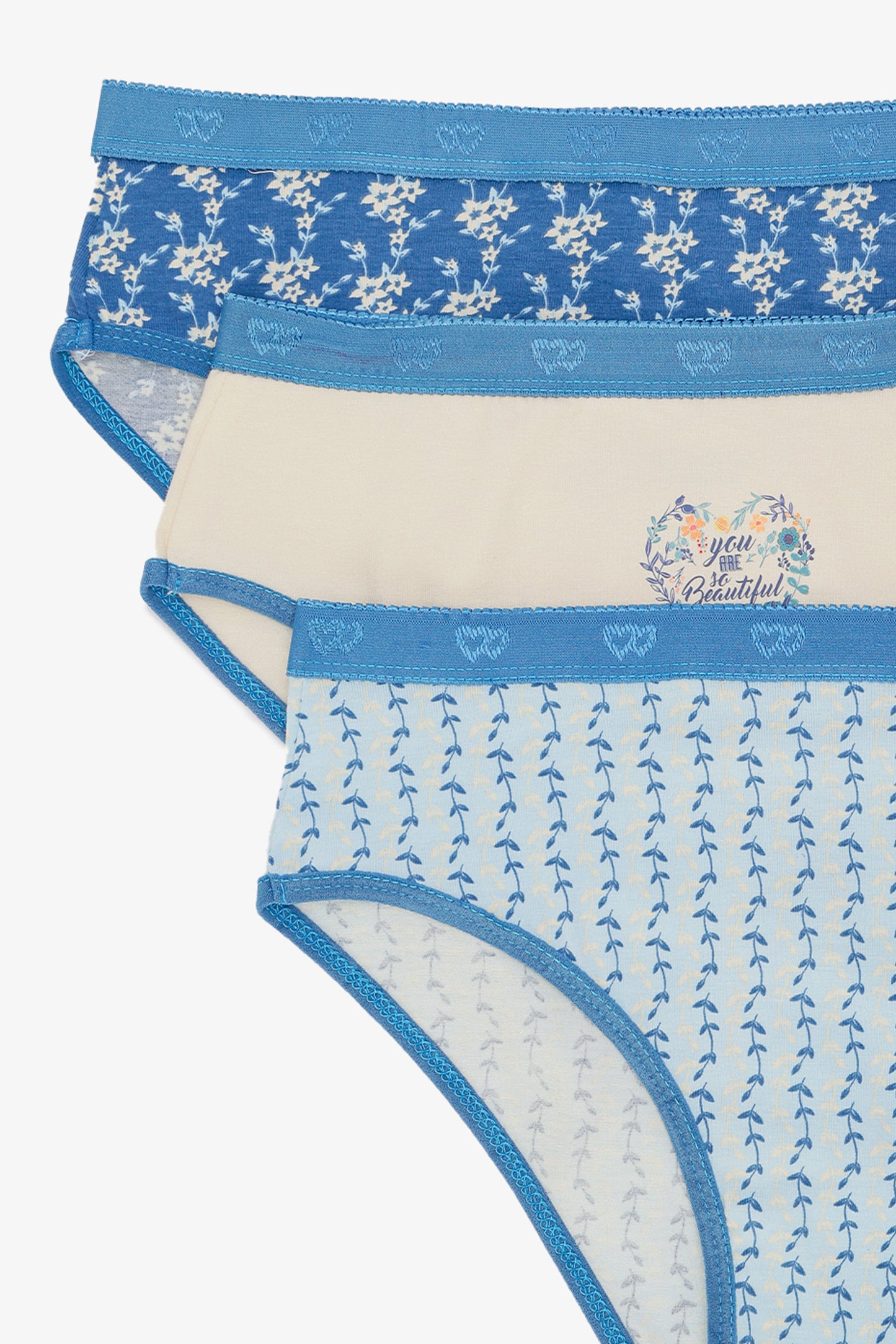 Pack of 3 Colored Brief Panties