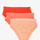 Pack of 3 Colored Brief Panties