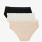 Pack of 3 Colored Brief Panties