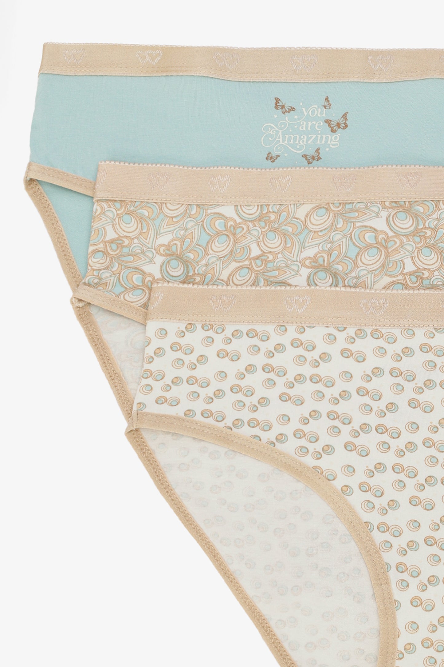 Pack of 3 Colored Brief Panties