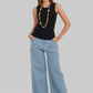 Round Neck Sleeveless Top