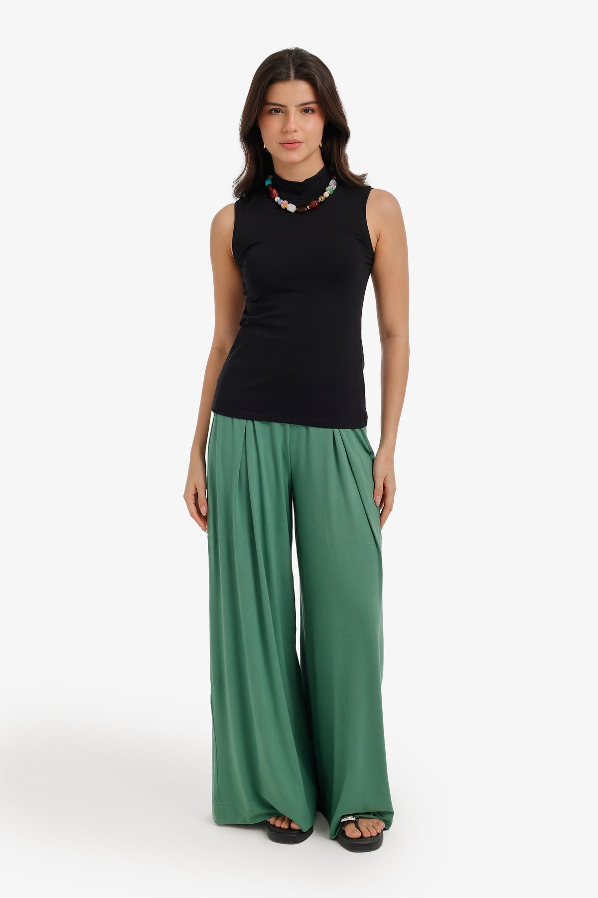 Slim-Fit Sleeveless Top