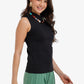 Slim-Fit Sleeveless Top