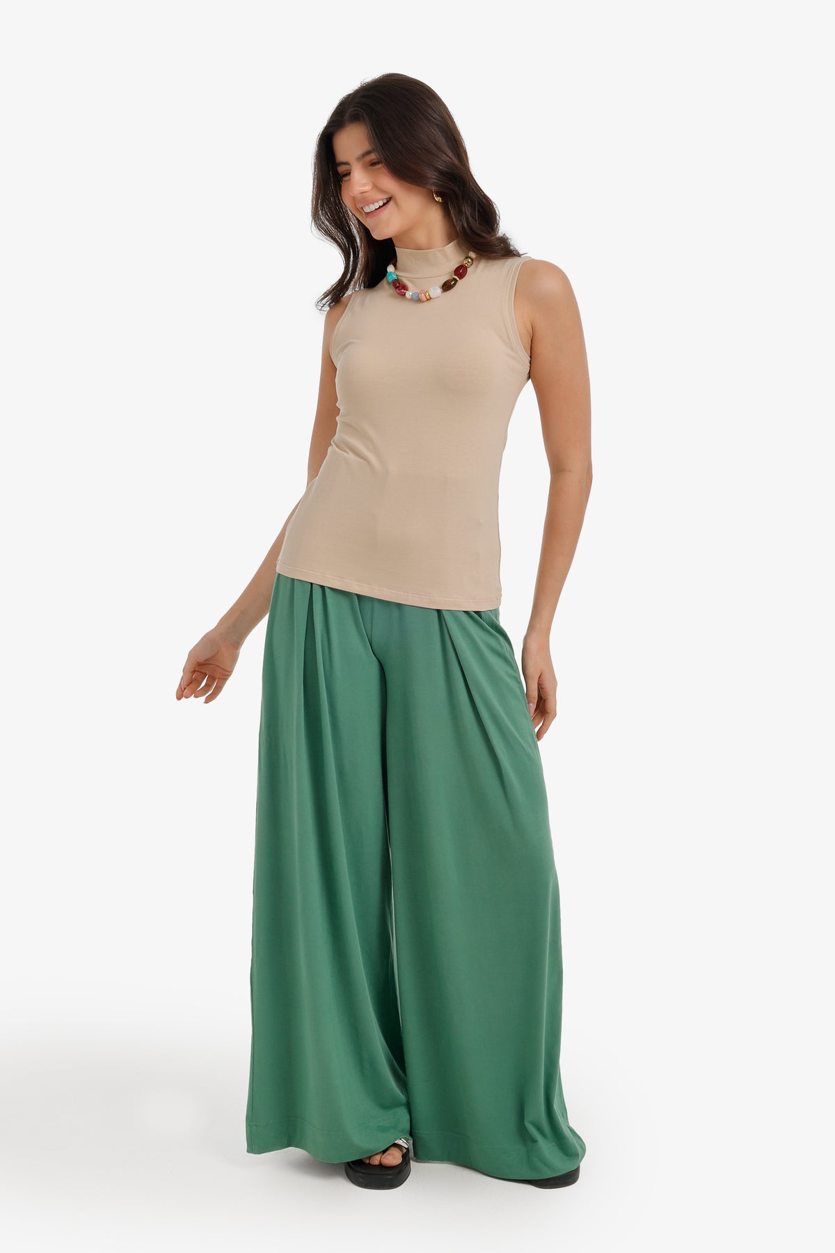 Slim-Fit Sleeveless Top