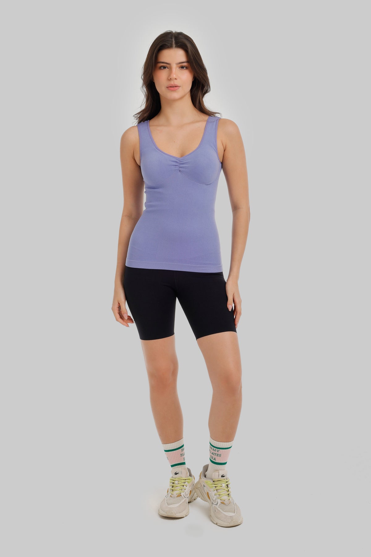 Ruched V-Neck Top
