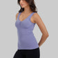 Ruched V-Neck Top