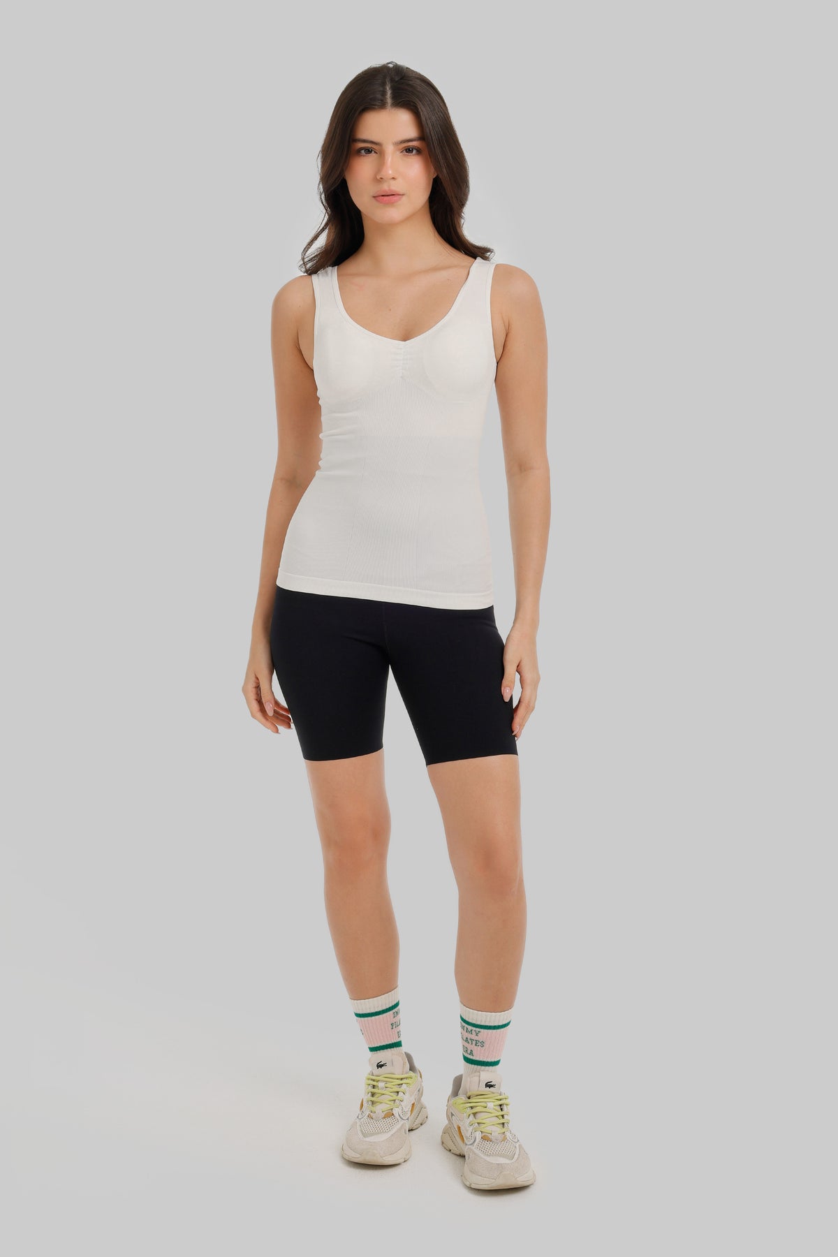 Ruched V-Neck Top
