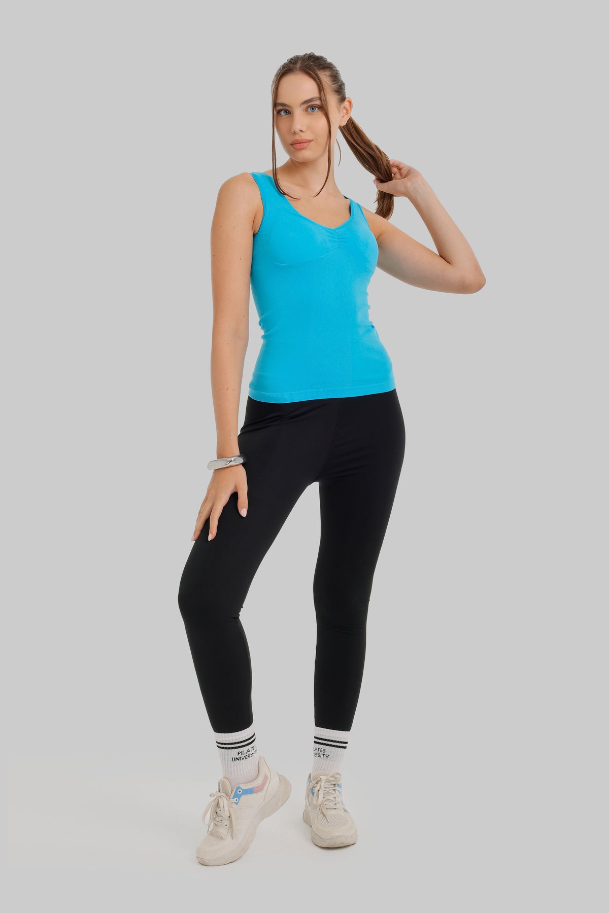 Ruched V-Neck Top