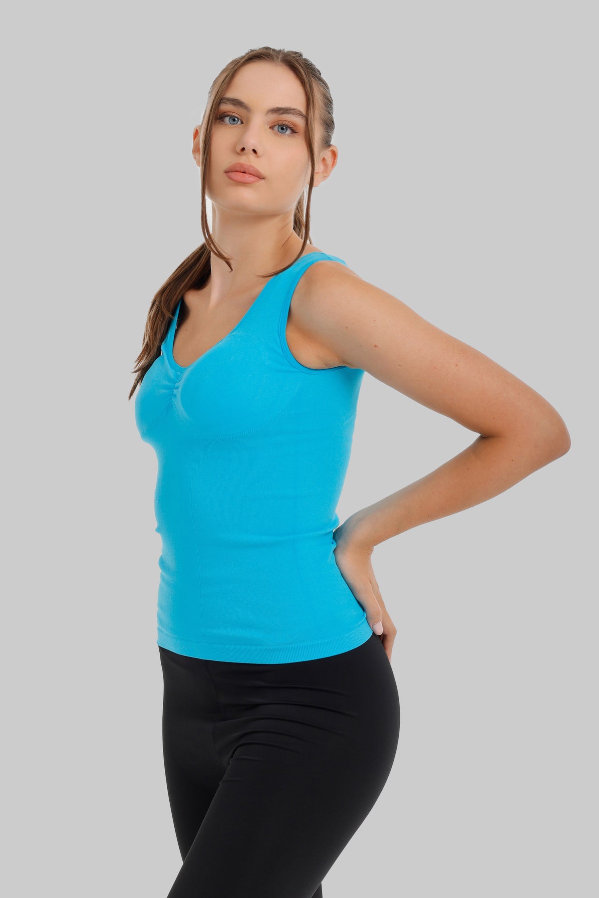 Ruched V-Neck Top
