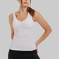 Ruched V-Neck Top