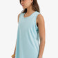 Sleeveless Crew Neck Top