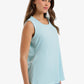 Sleeveless Crew Neck Top