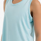 Sleeveless Crew Neck Top