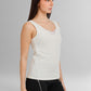 Lace Trimmed Tank Top