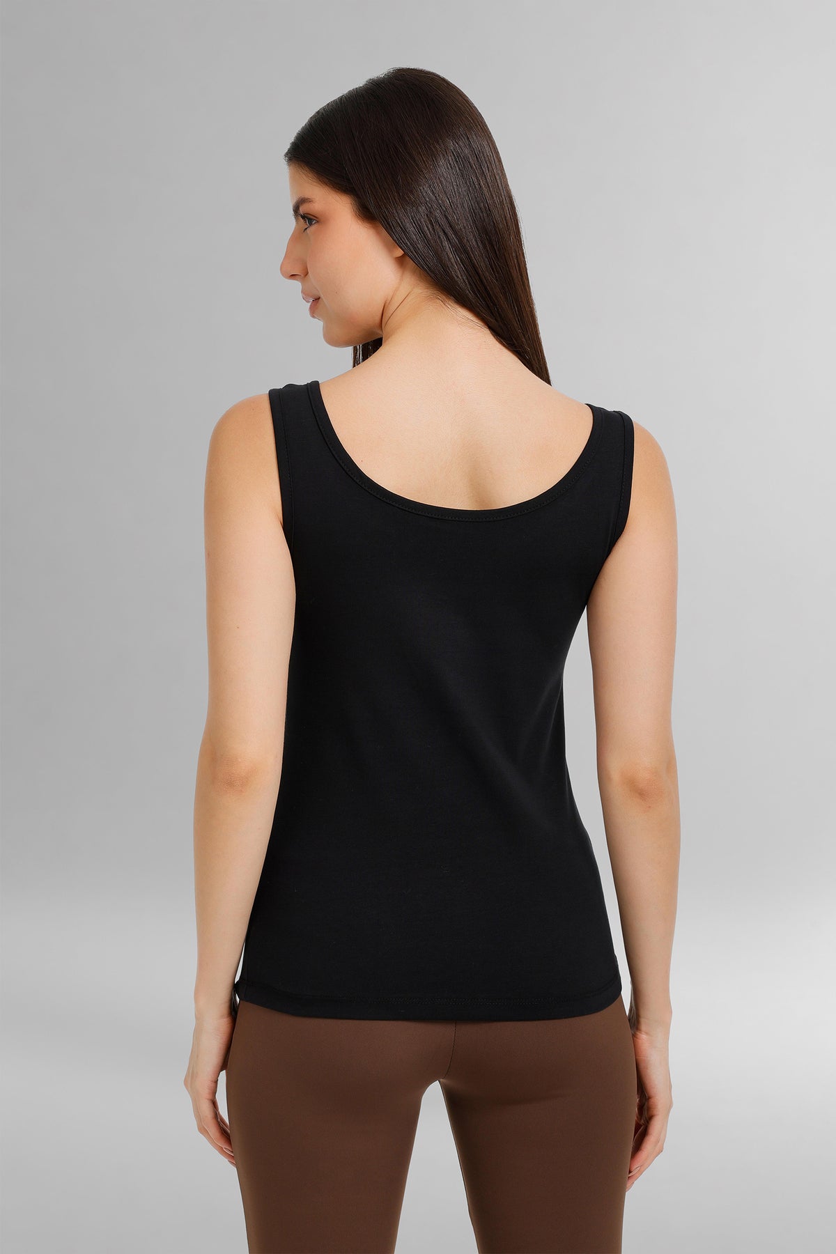 Lace Trimmed Tank Top