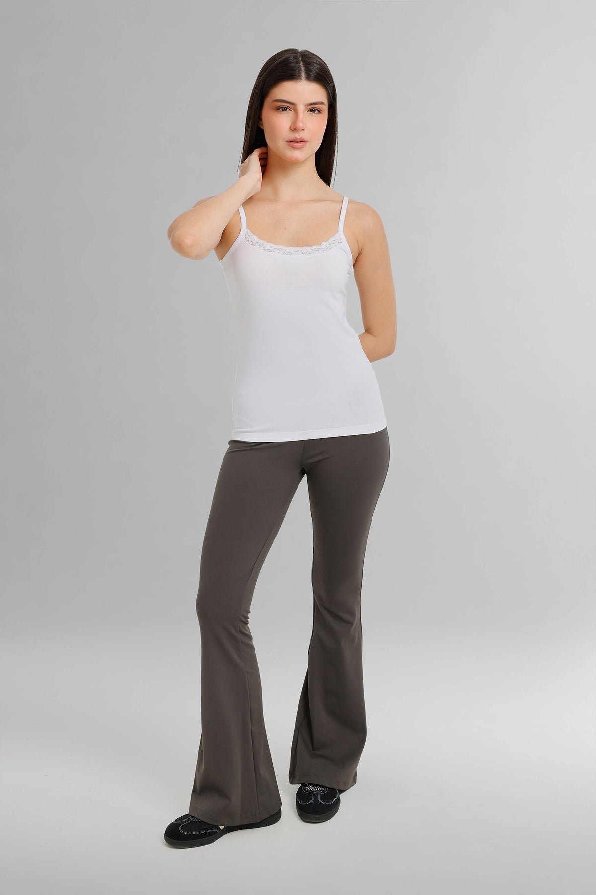 Lace-Neck Cami Top