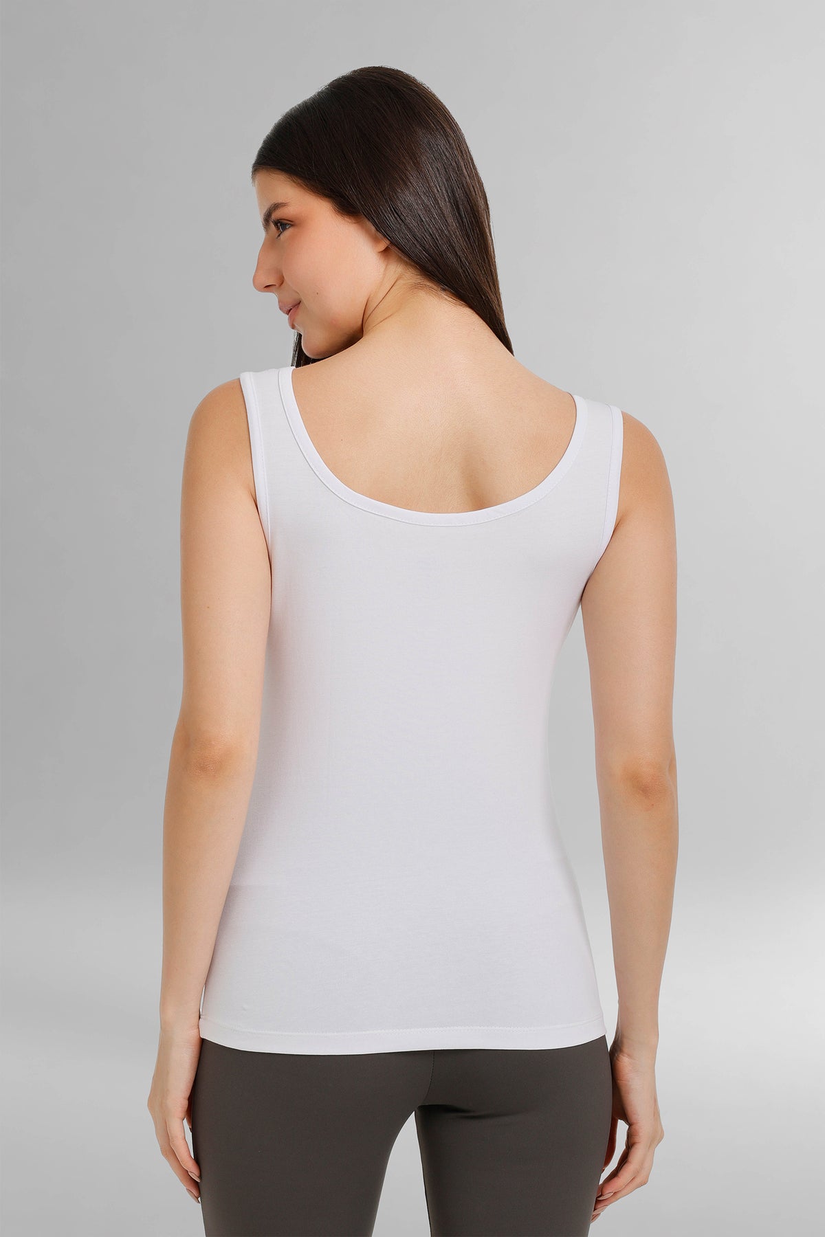 Lace Trimmed Tank Top