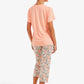 Graphic Capri Pyjama Set
